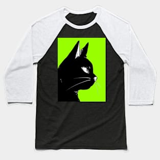 Black Cat Baseball T-Shirt